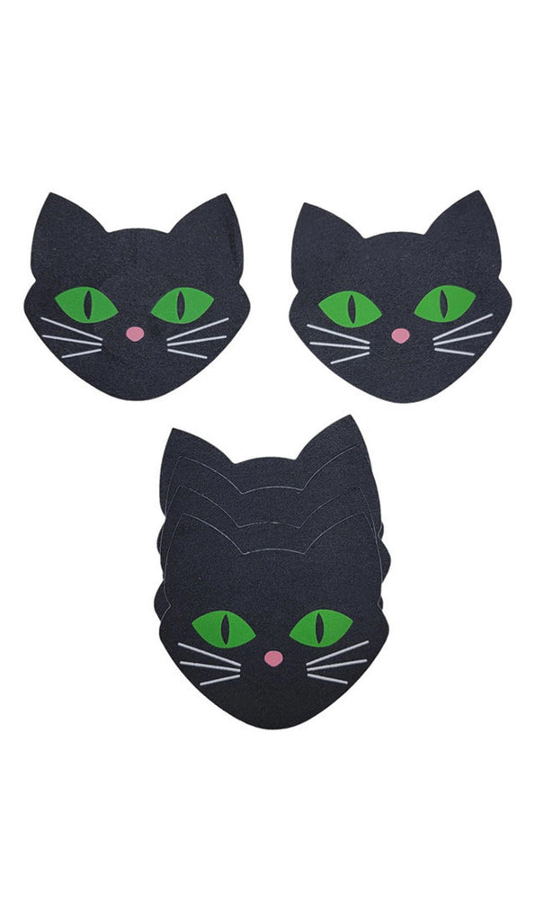 BE WICKED!  Black Cat Nipple covers 3 pack