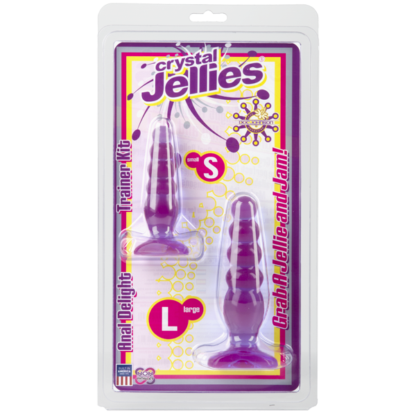 Crystal Jellies Anal Trainer, 2 Pack