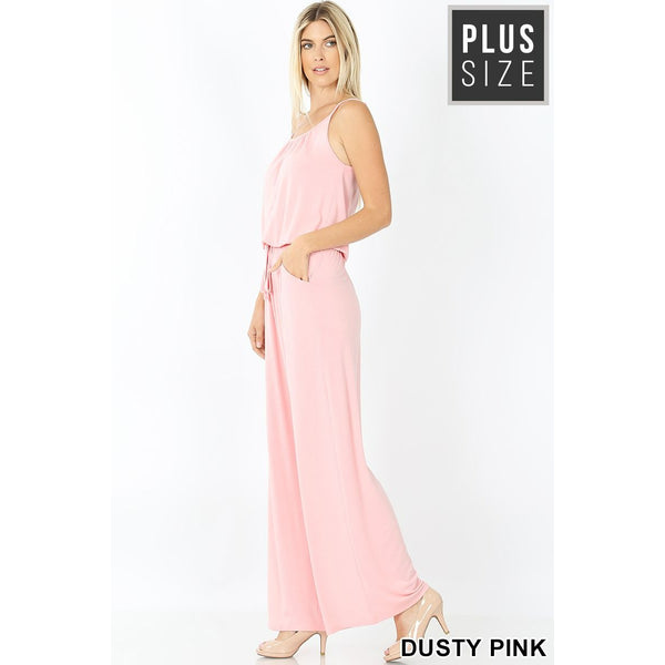 Zenana Premium comfy jumpsuit Plus size