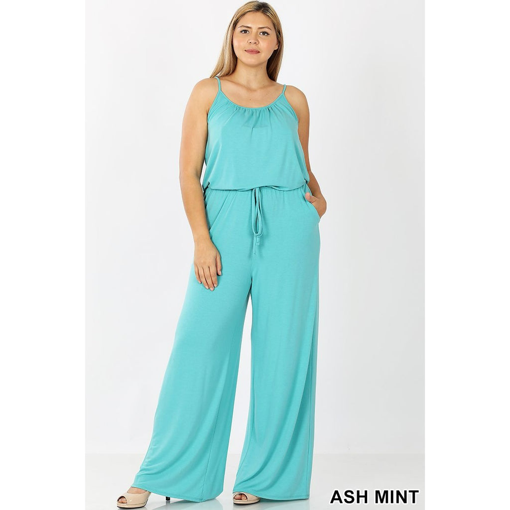 Zenana Premium comfy jumpsuit Plus size