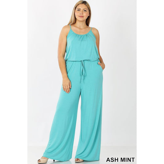 Zenana Premium comfy jumpsuit Plus size