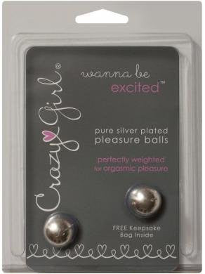Crazy Girl Pure Silver Pleasure Balls