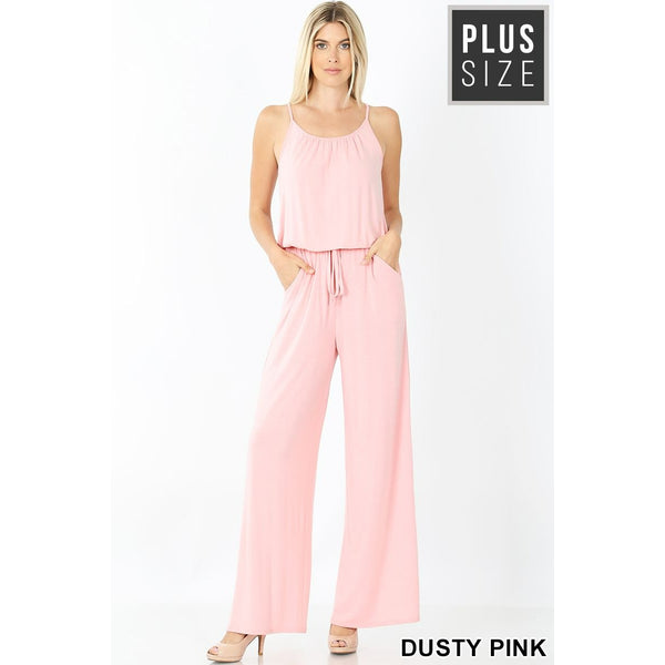 Zenana Premium comfy jumpsuit Plus size