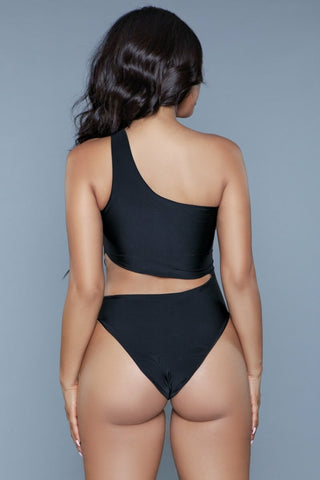 BeWicked cutout 1976 Quinn Swimsuit Black