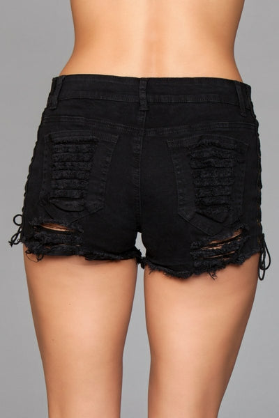 Be Wicked Sexy Looped In Distressed Shorts