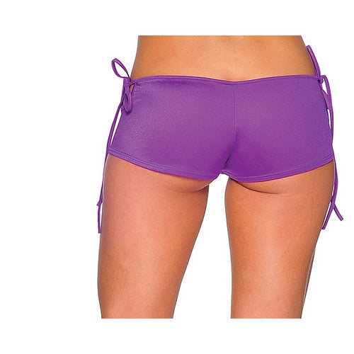 Keyhole Side Tie Booty Shorts