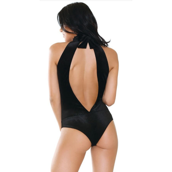 Fantasy lingerie Alexandra velvet playsuit