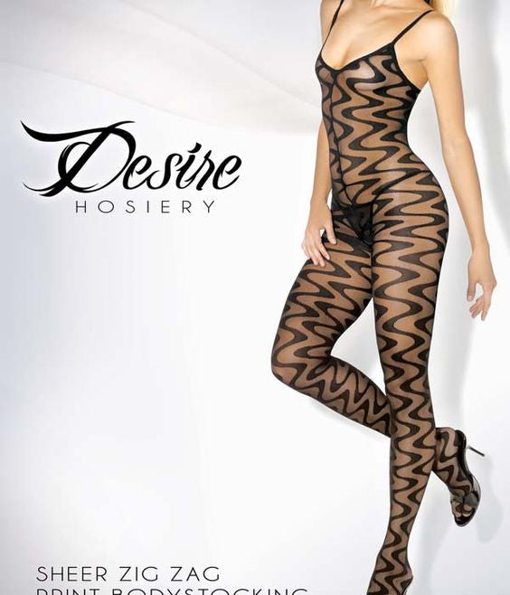 Zig Zag Bodystocking