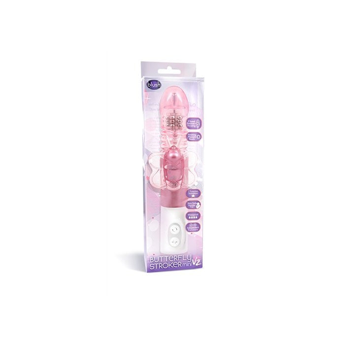 Luxe Butterfly Stroker Mini V2 Rabbit Vibrator