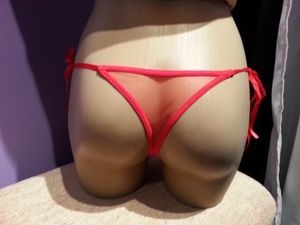 Red Tie Side Thong