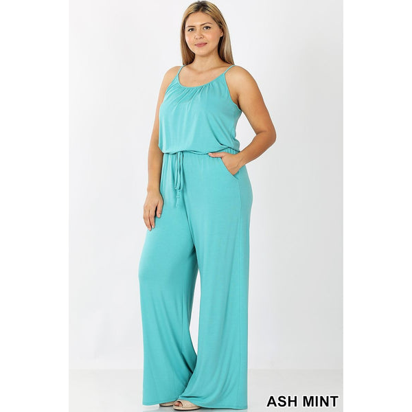 Zenana Premium comfy jumpsuit Plus size