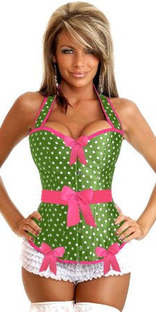 Rockabilly Belted Halter Corset