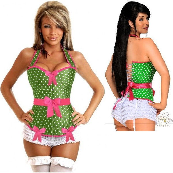Rockabilly Belted Halter Corset