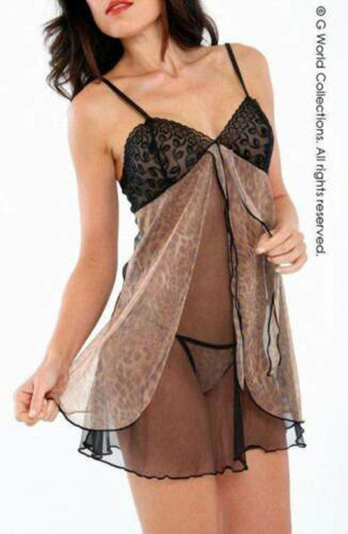 Gorgeous Tigress Split front babydoll