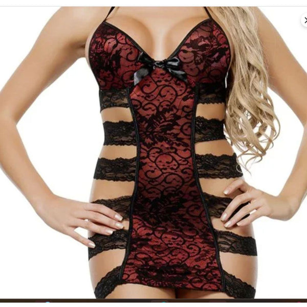 Starline gorgeous strappy lace chemise