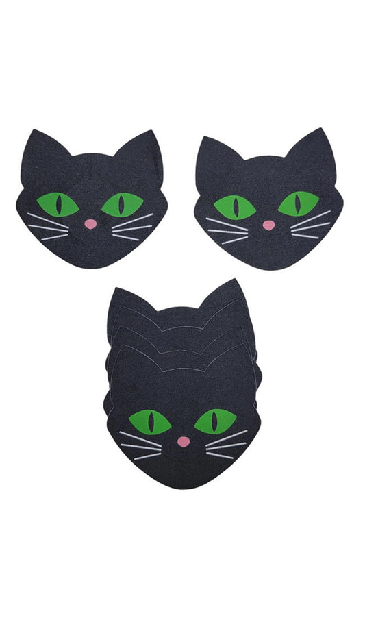 BE WICKED!  Black Cat Nipple covers 3 pack