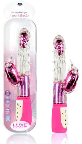 Honey Badger Heartthrob Vibrator, Purple