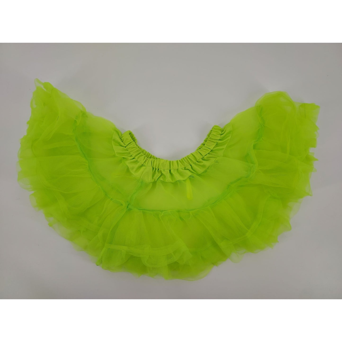 Fantasy Lingerie Double layered LIME GREEN sexy petticoat skirt