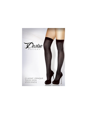 Opaque Classic Thigh High Stockings