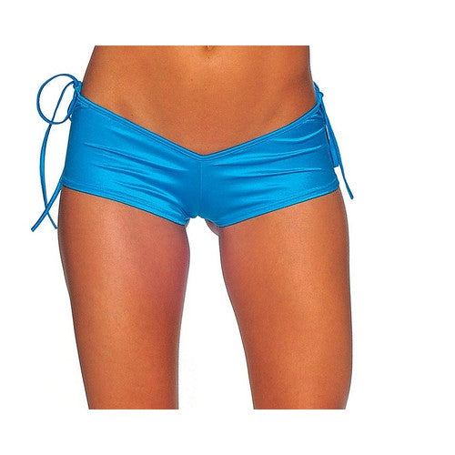 Keyhole Side Tie Booty Shorts