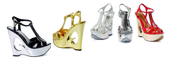 6 Inch Tiki Wedge Heel Sandal