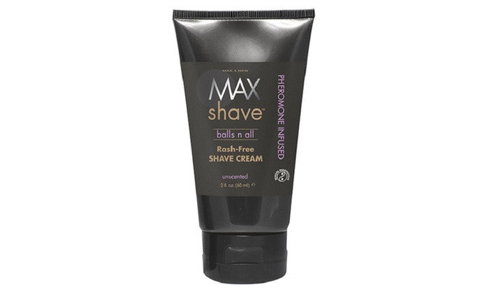 Max For Men Balls N All Pheromone Rash-Free Shave Cream