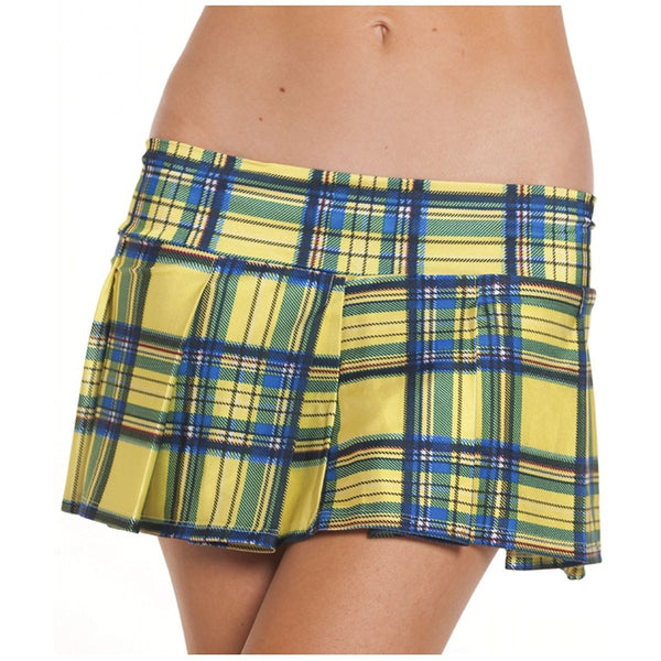 Schoolgirl Plaid Pleated Skirt