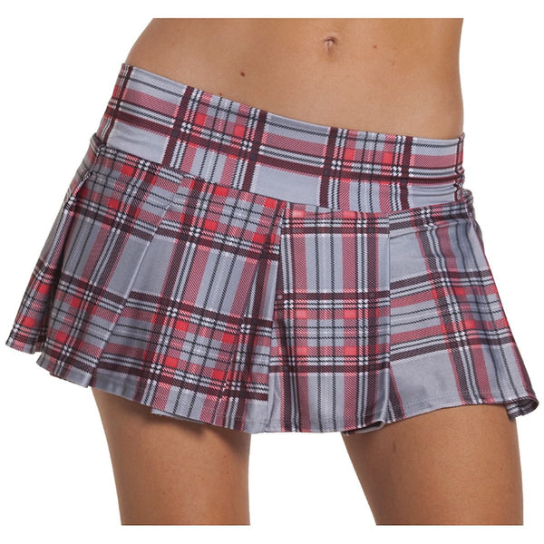 Schoolgirl Plaid Pleated Skirt