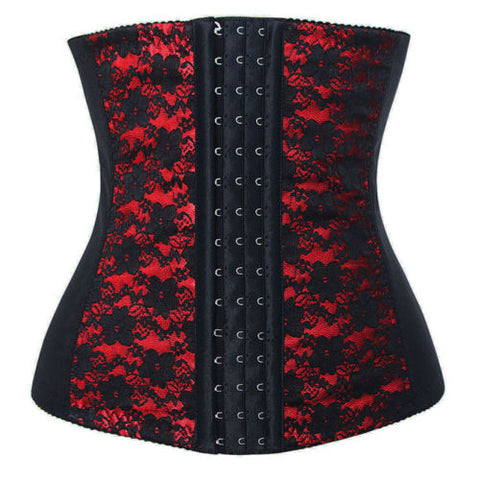 Lace Steel Boned Elastic Waist Trainer