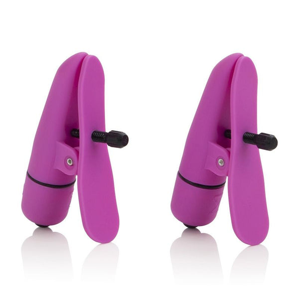 Nipplettes Vibrating Clamps, Pink