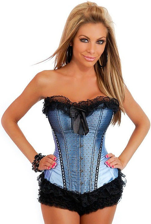 Burlesque Bows Strapless Corset