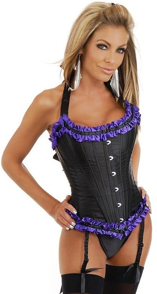 Debutante Steel Boned Tie Strap Burlesque Corset